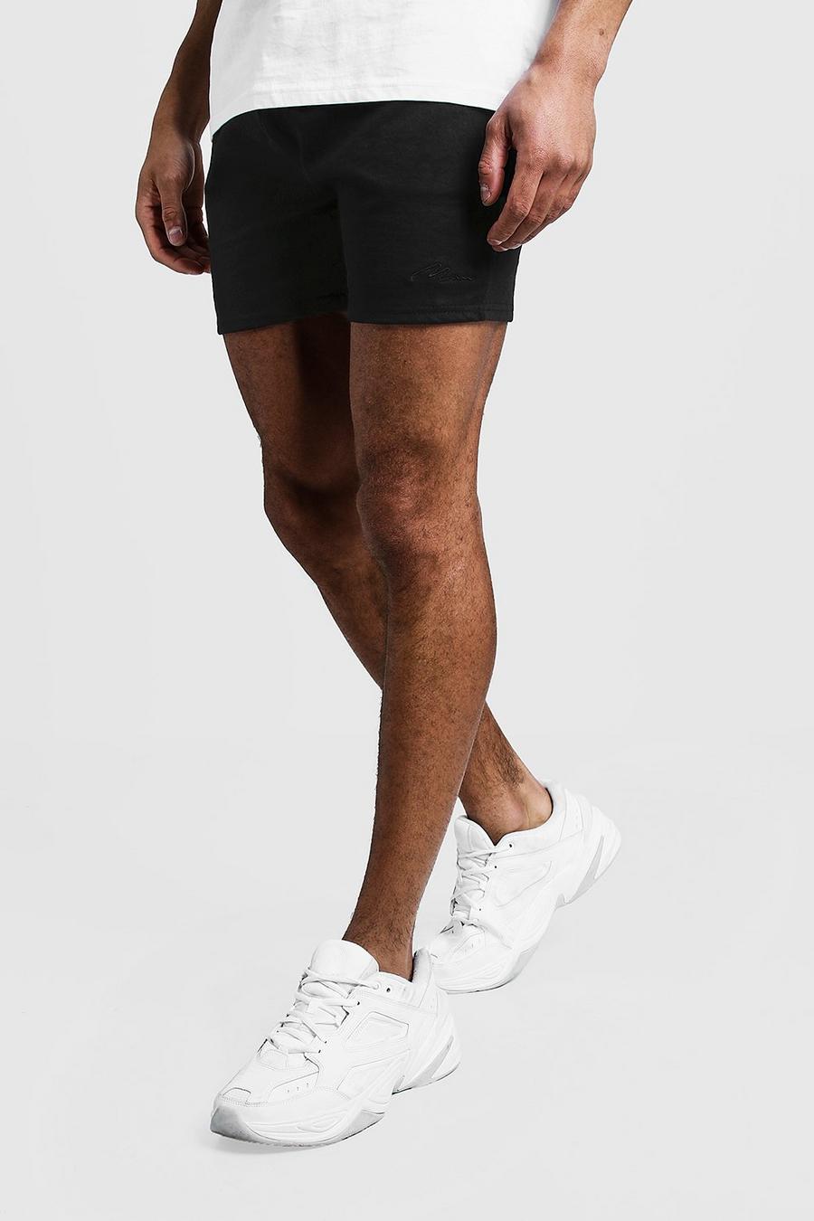 MAN Signature Short Length Jersey Shorts image number 1