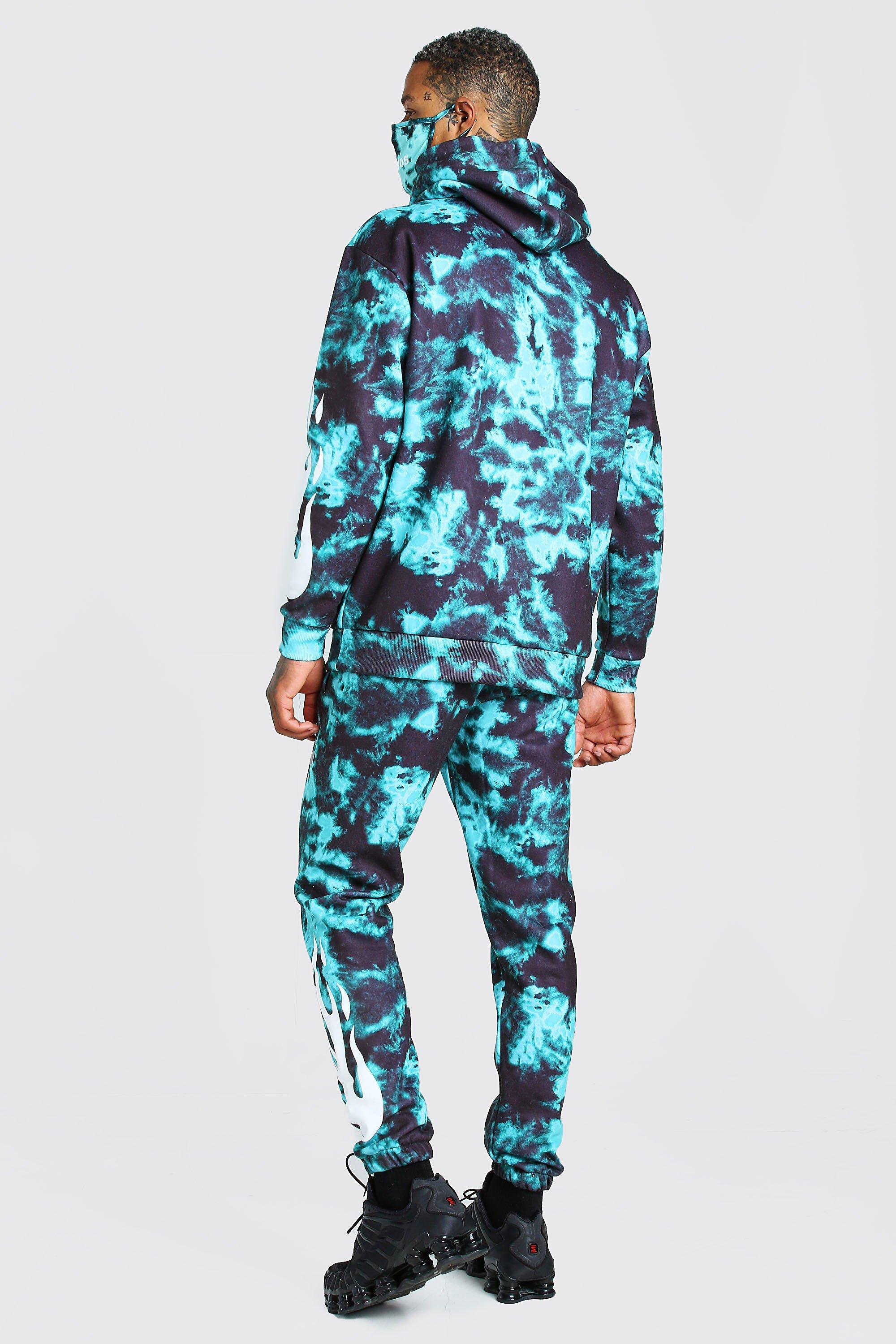 tie dye track suit