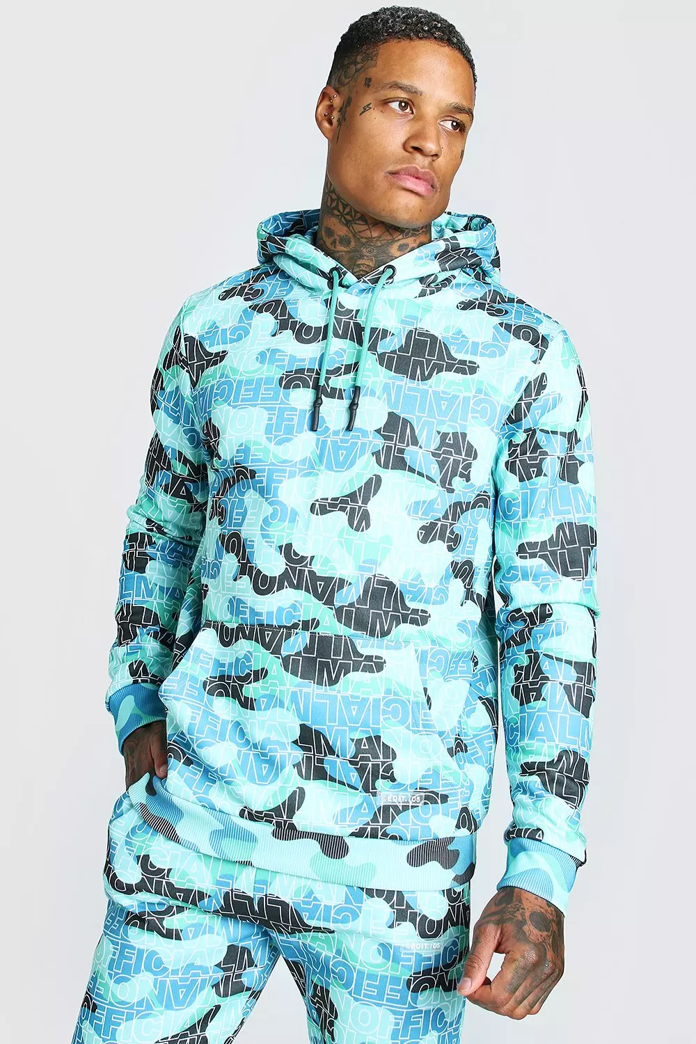 Camo store print tracksuit