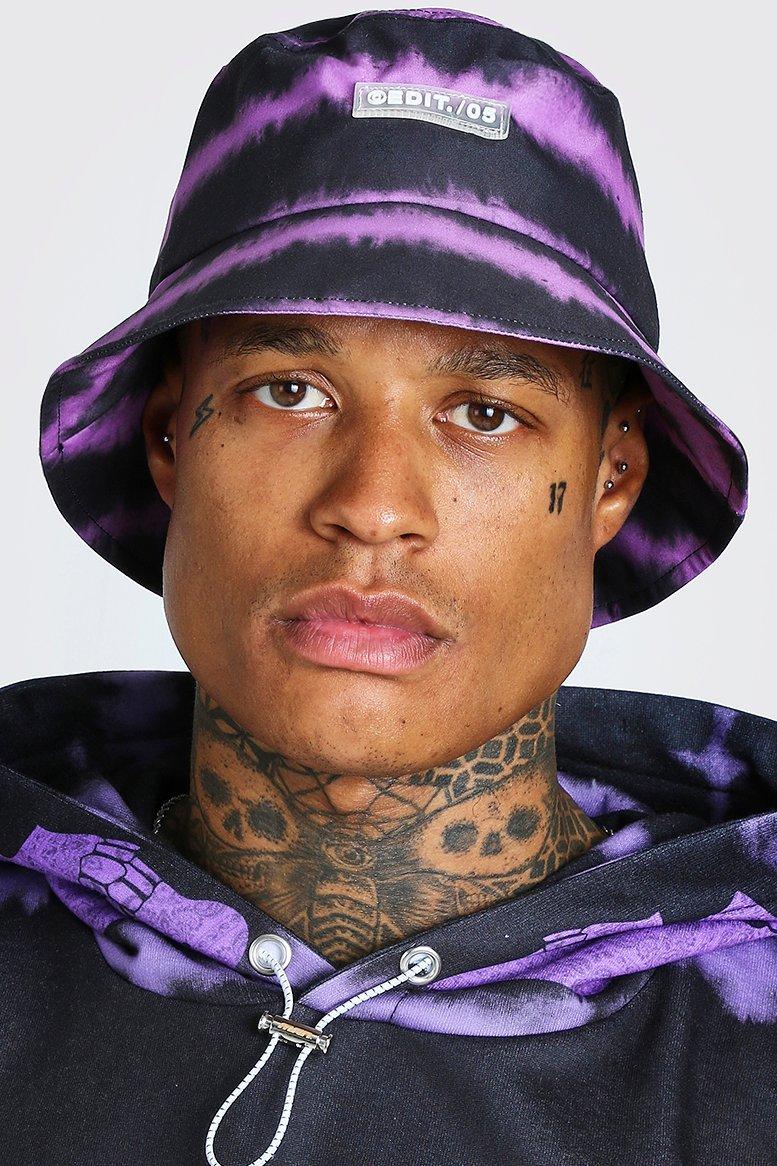 Tie dye bucket hat mens