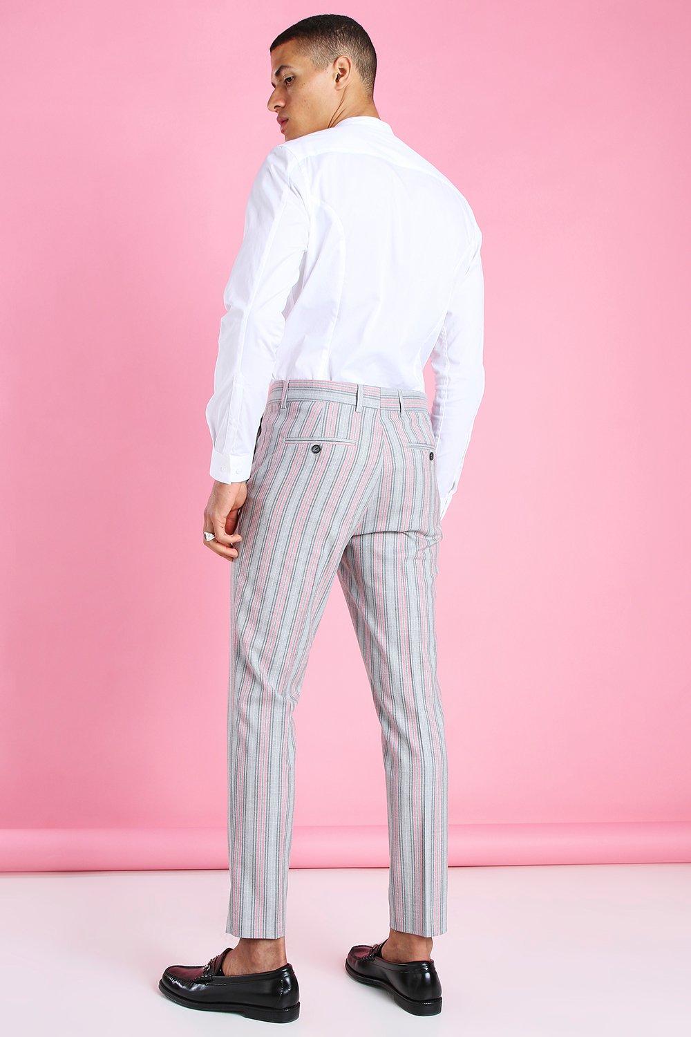 Neon cheap stripe trousers