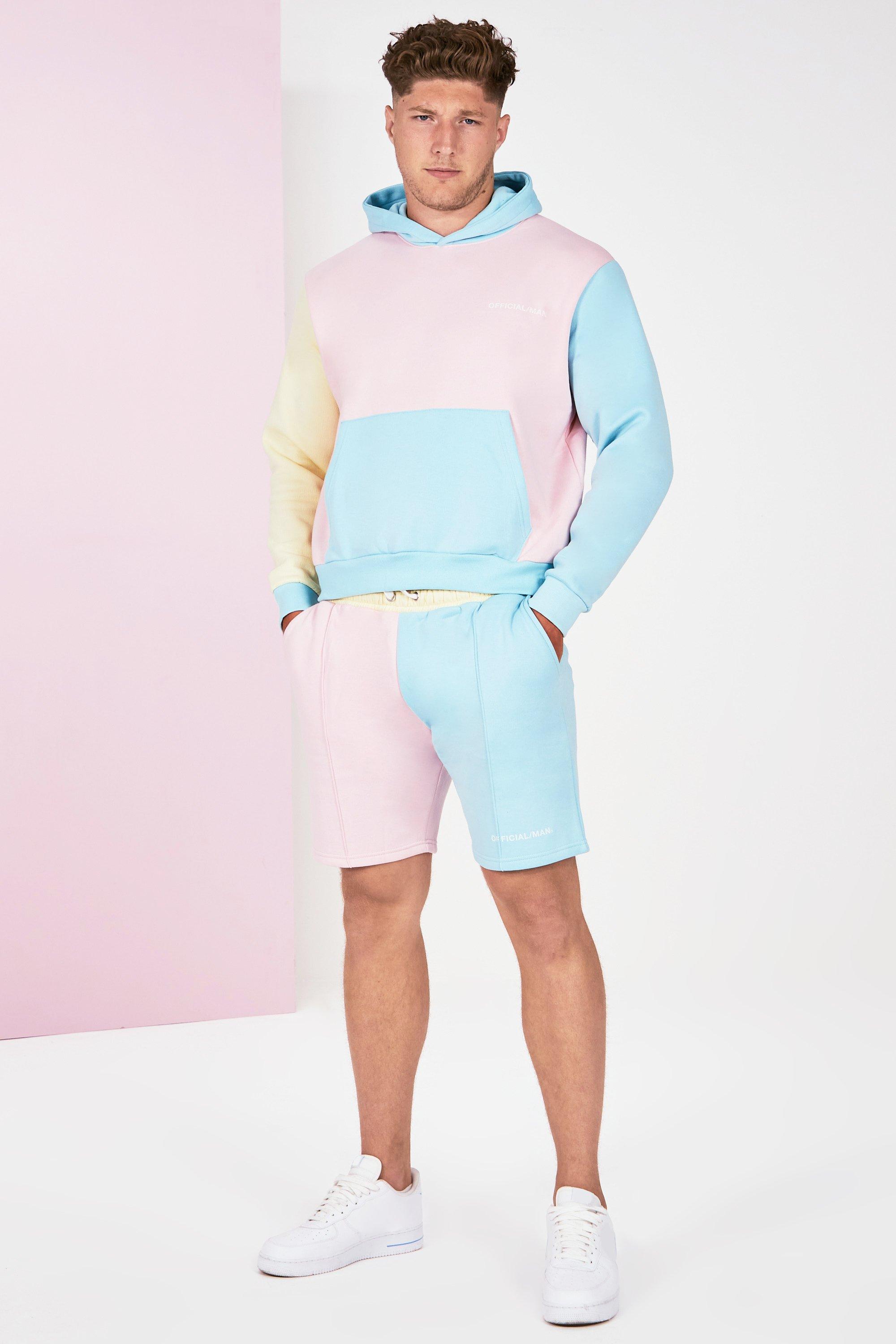 Plus Size Colour Block Tracksuit boohoo NO