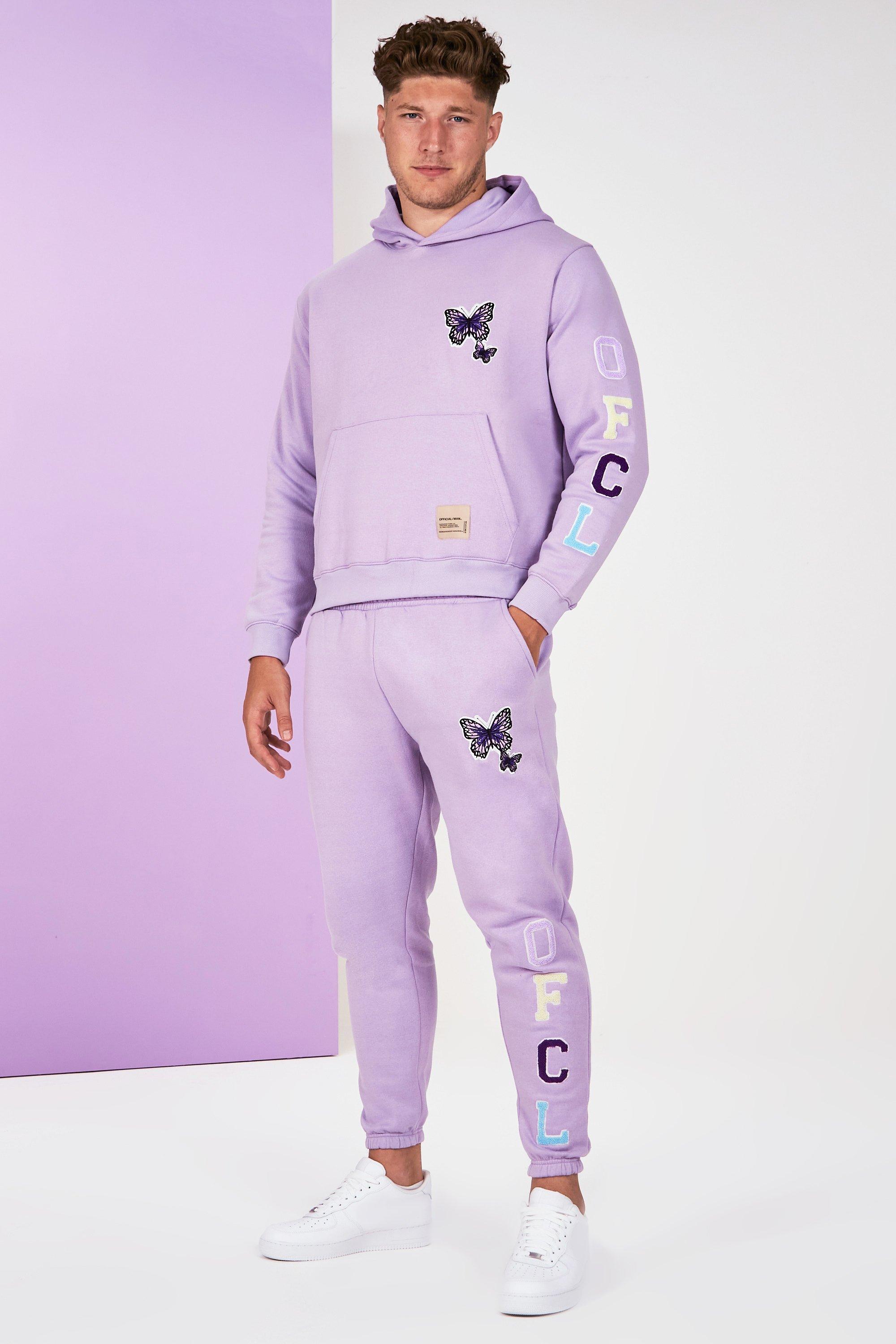 lilac tracksuit