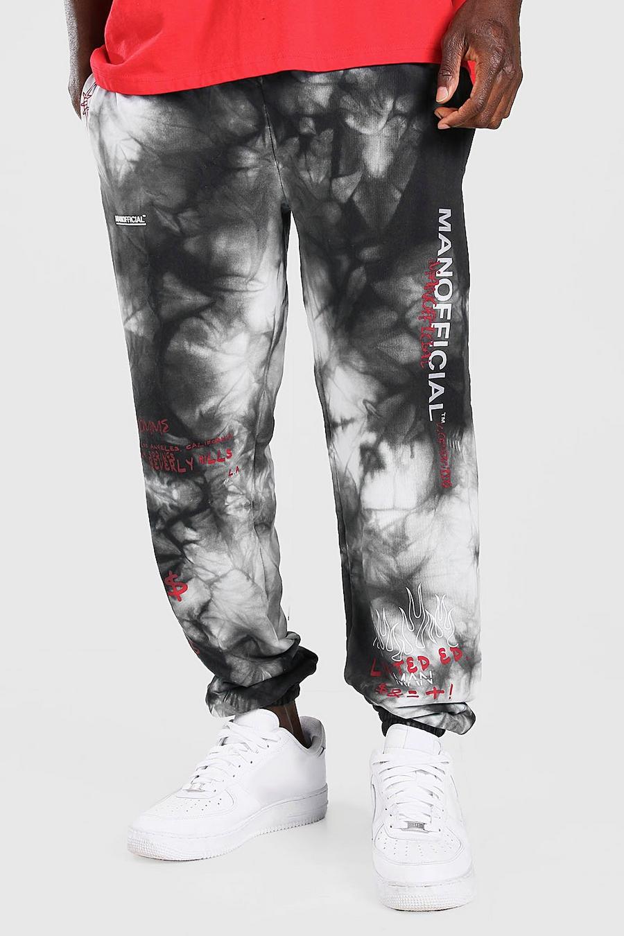 MAN Official Tie Dye Jogger Graphic Print image number 1