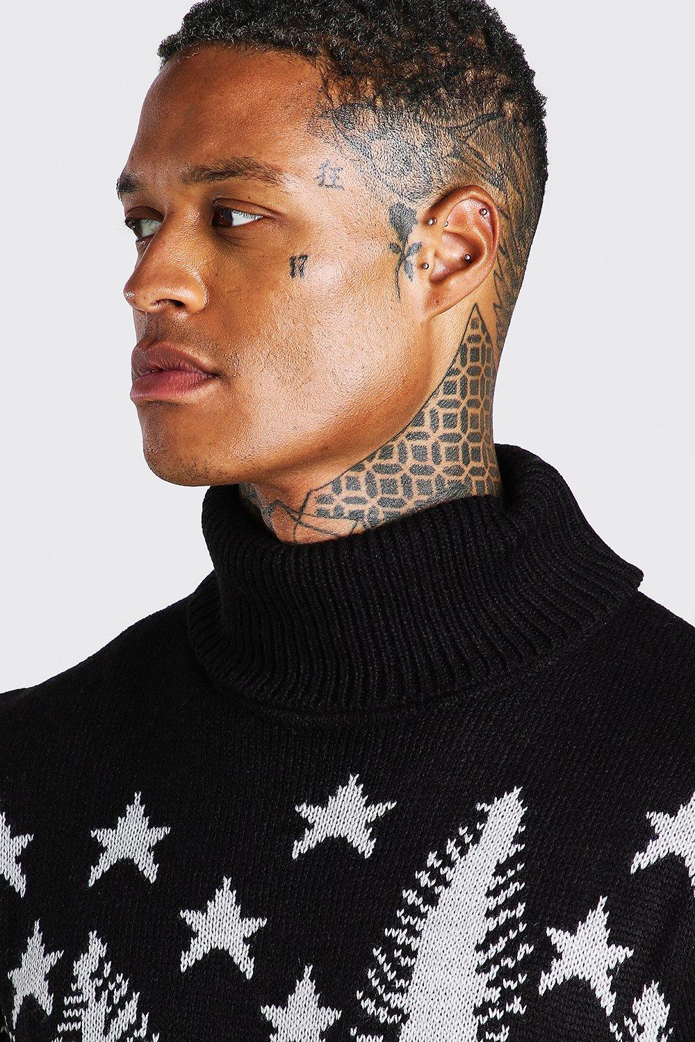 Turtleneck christmas jumper sale