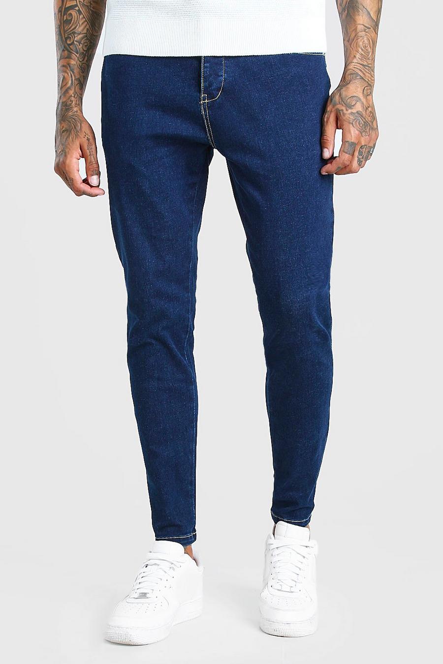 Jeans taglio skinny, Blu scuro image number 1
