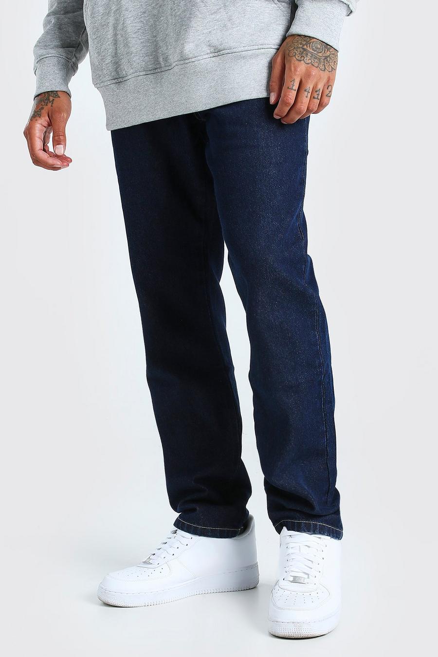 Slim-Fit-Jeans mit enger Passform, Dunkelblau