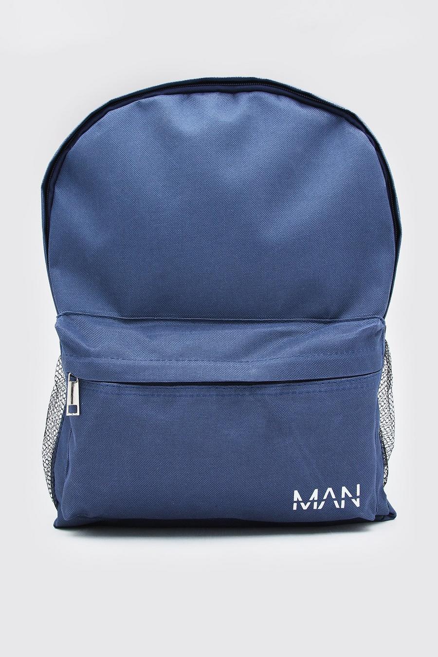 Nylon Backpack With MAN Print image number 1