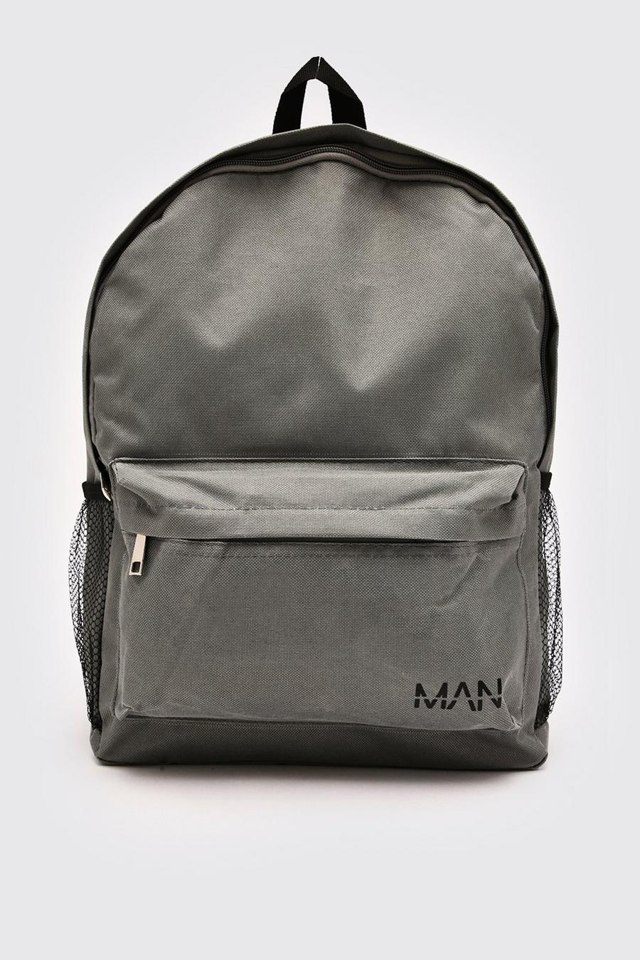 Rucksack aus Nylon mit „MAN“-Print image number 1