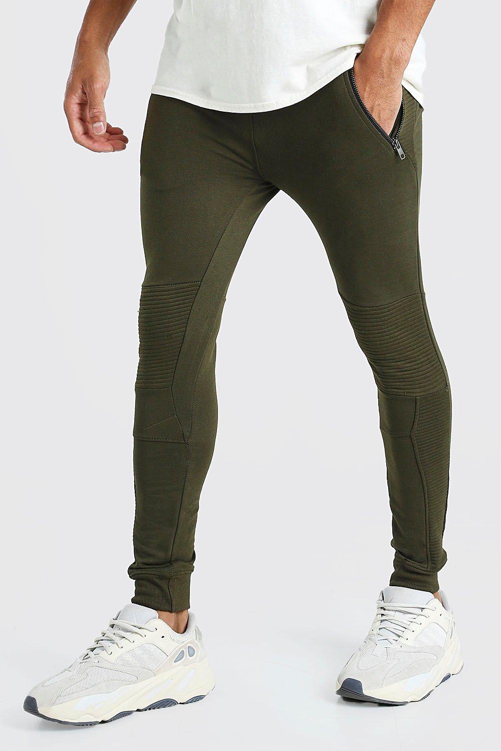 skinny khaki joggers