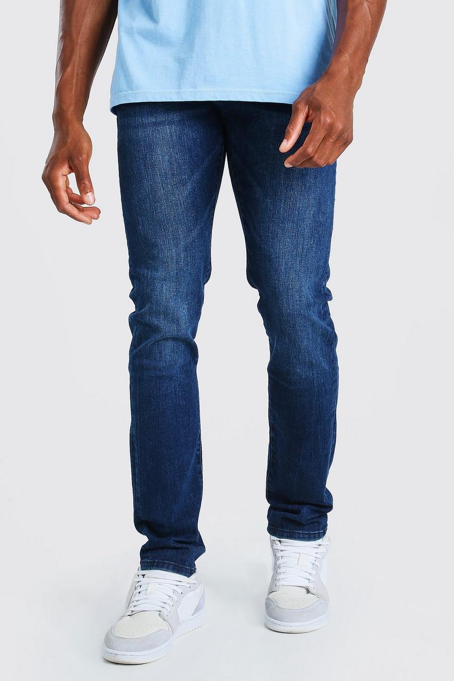 מכנסי ג'ינס סקיני נמתחים image number 1