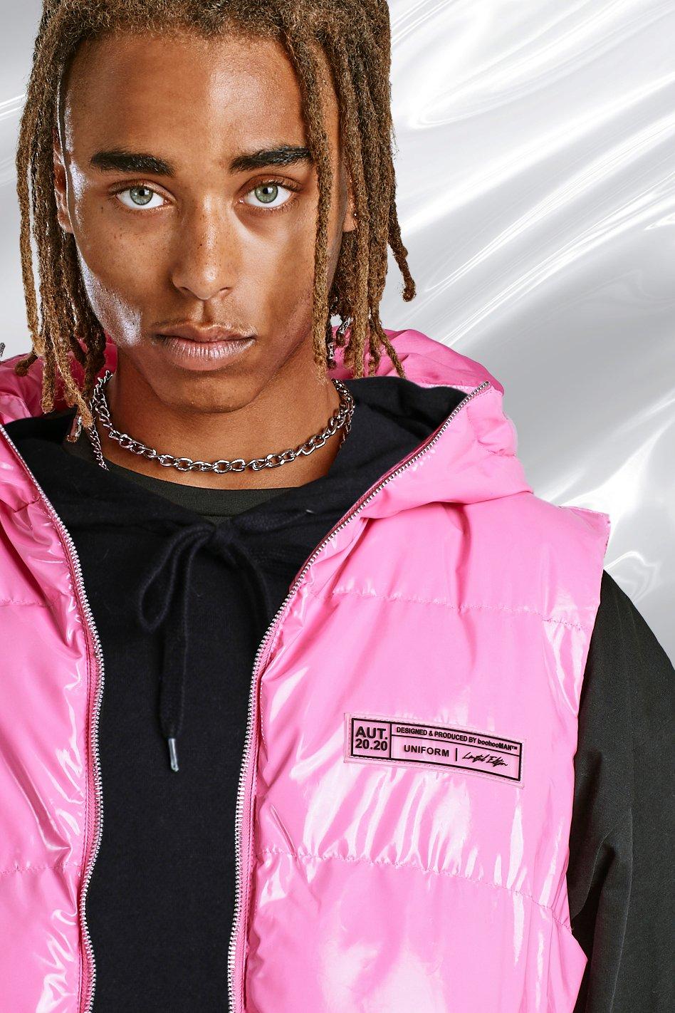 Boohooman hotsell pink jacket