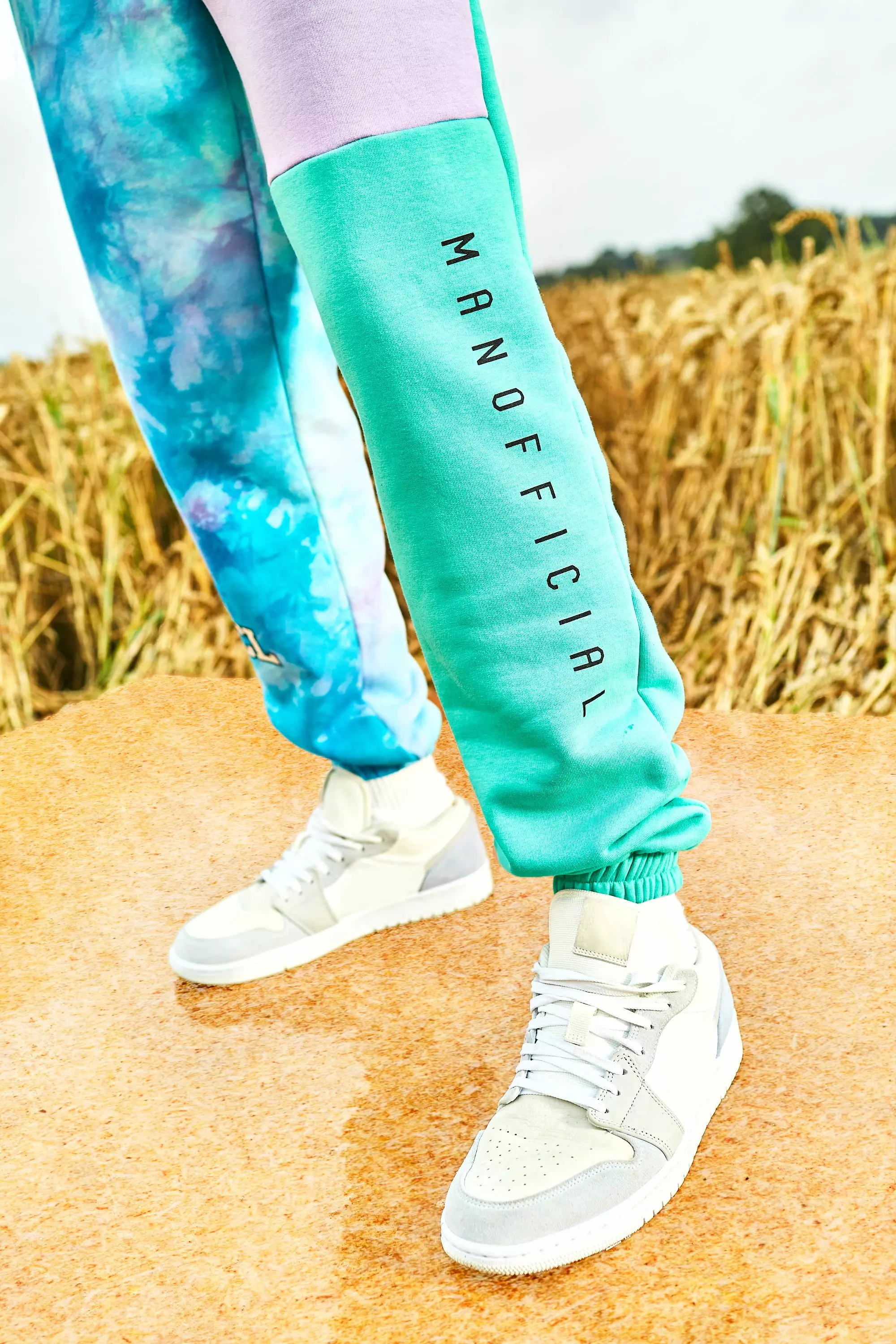 Mint tie dye joggers hot sale