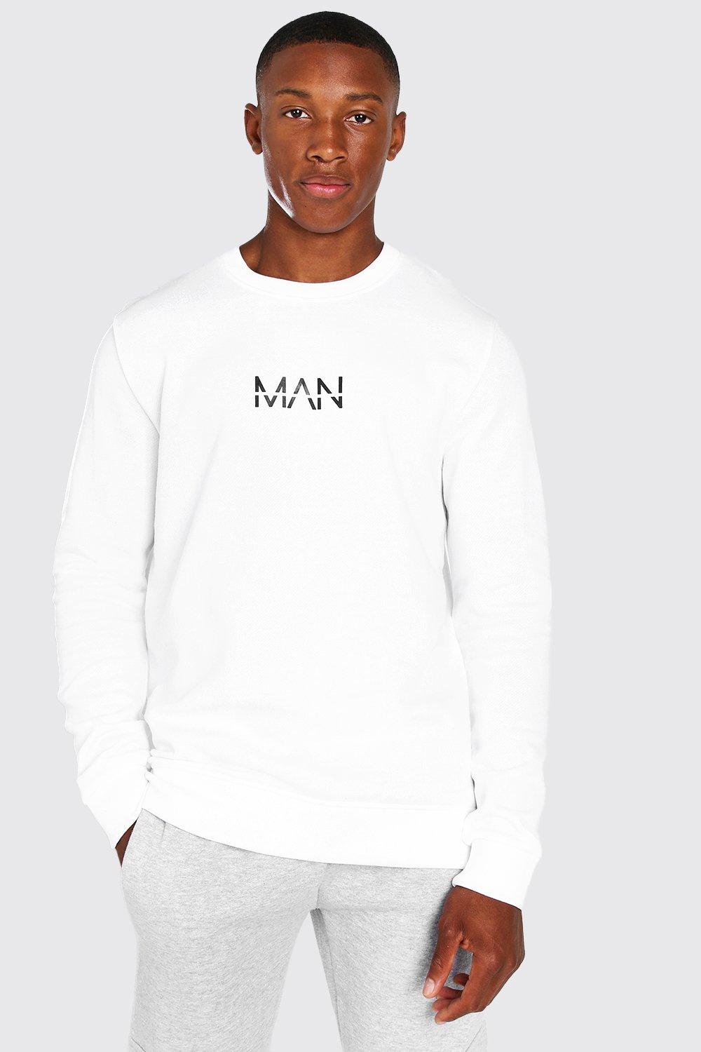 Boohoo mens sweatshirt hot sale