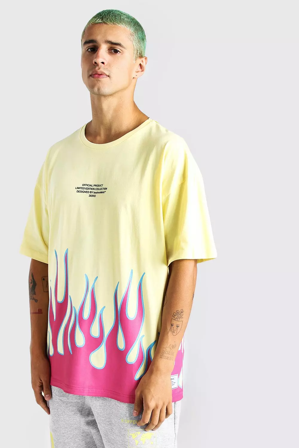 oversized flame shirt