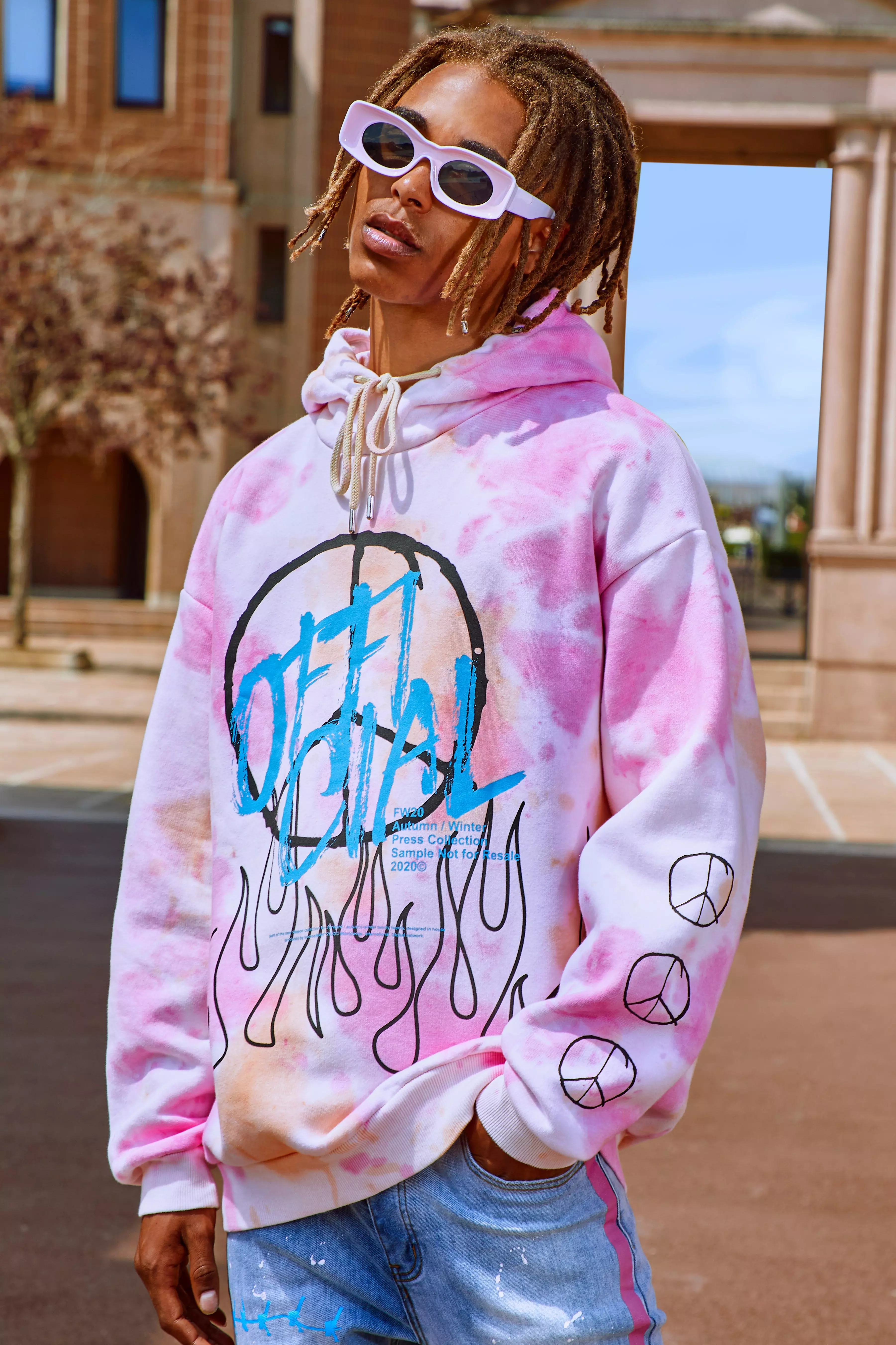 新品未使用 peate Perspective tie-dye sweat 1 Boohoo ME