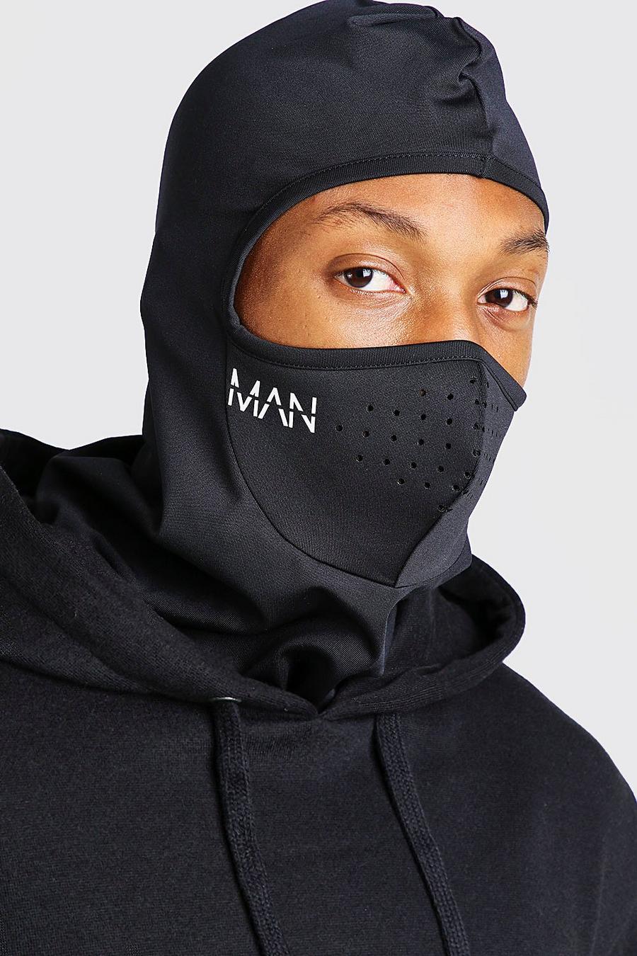 Black MAN Active Balaclava Snood With Air Holes image number 1