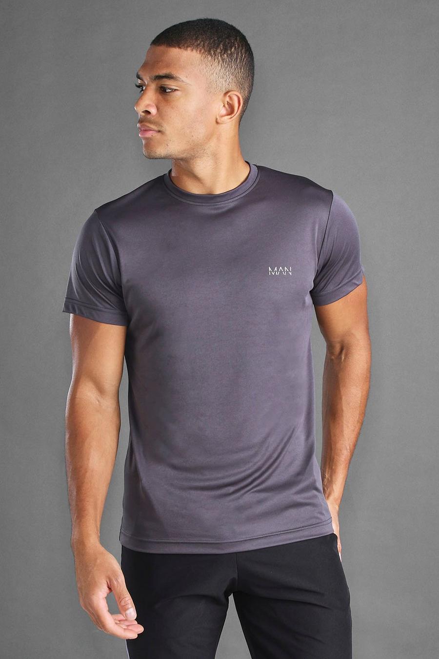 T-shirt Active Poly MAN, Anthracite : image number 1