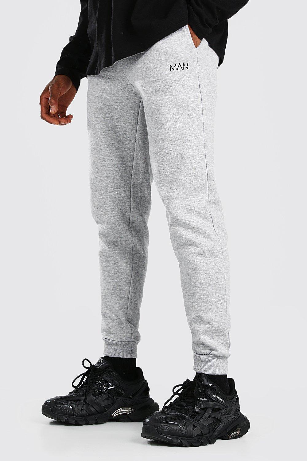 boohoo man black joggers