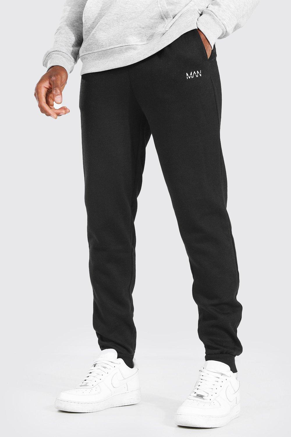 boohoo man tracksuit bottoms