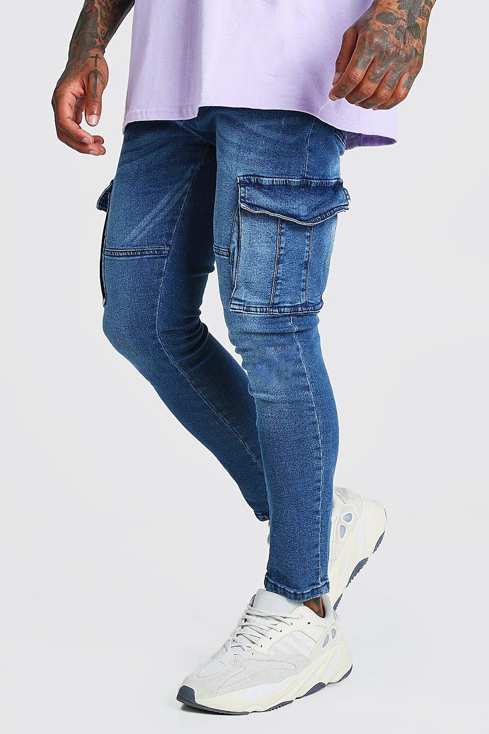 cargo slim fit jeans
