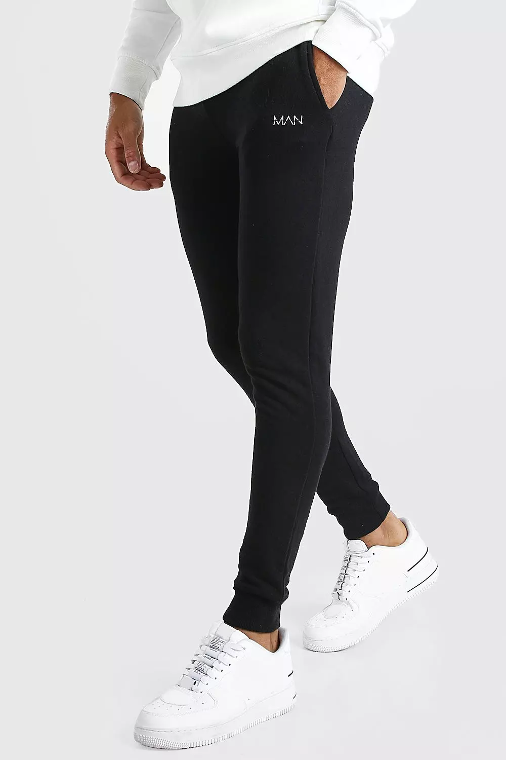 Skinny jogging bottoms on sale mens