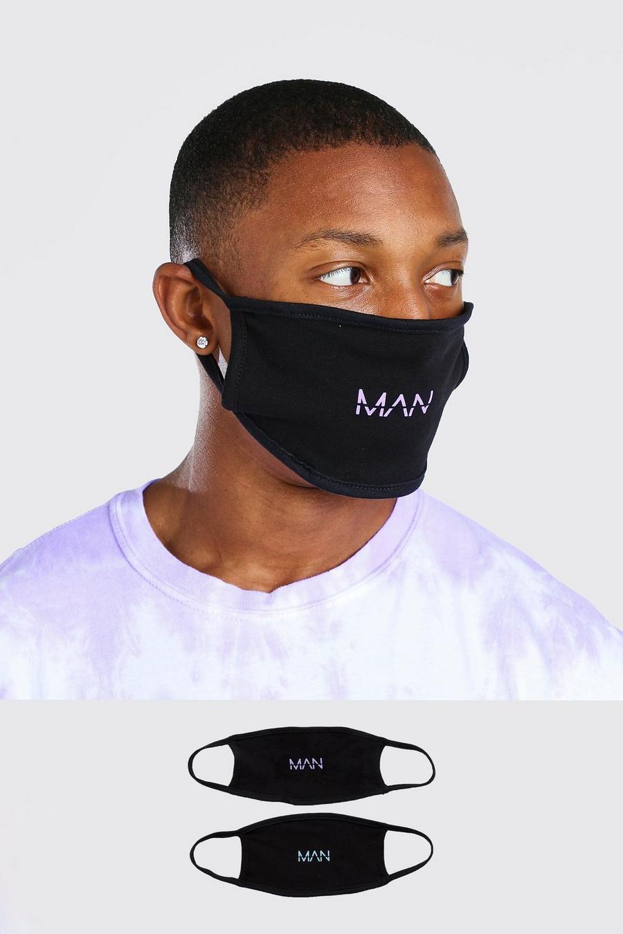 2 Pack MAN Dash Reversible Fashion Masks image number 1