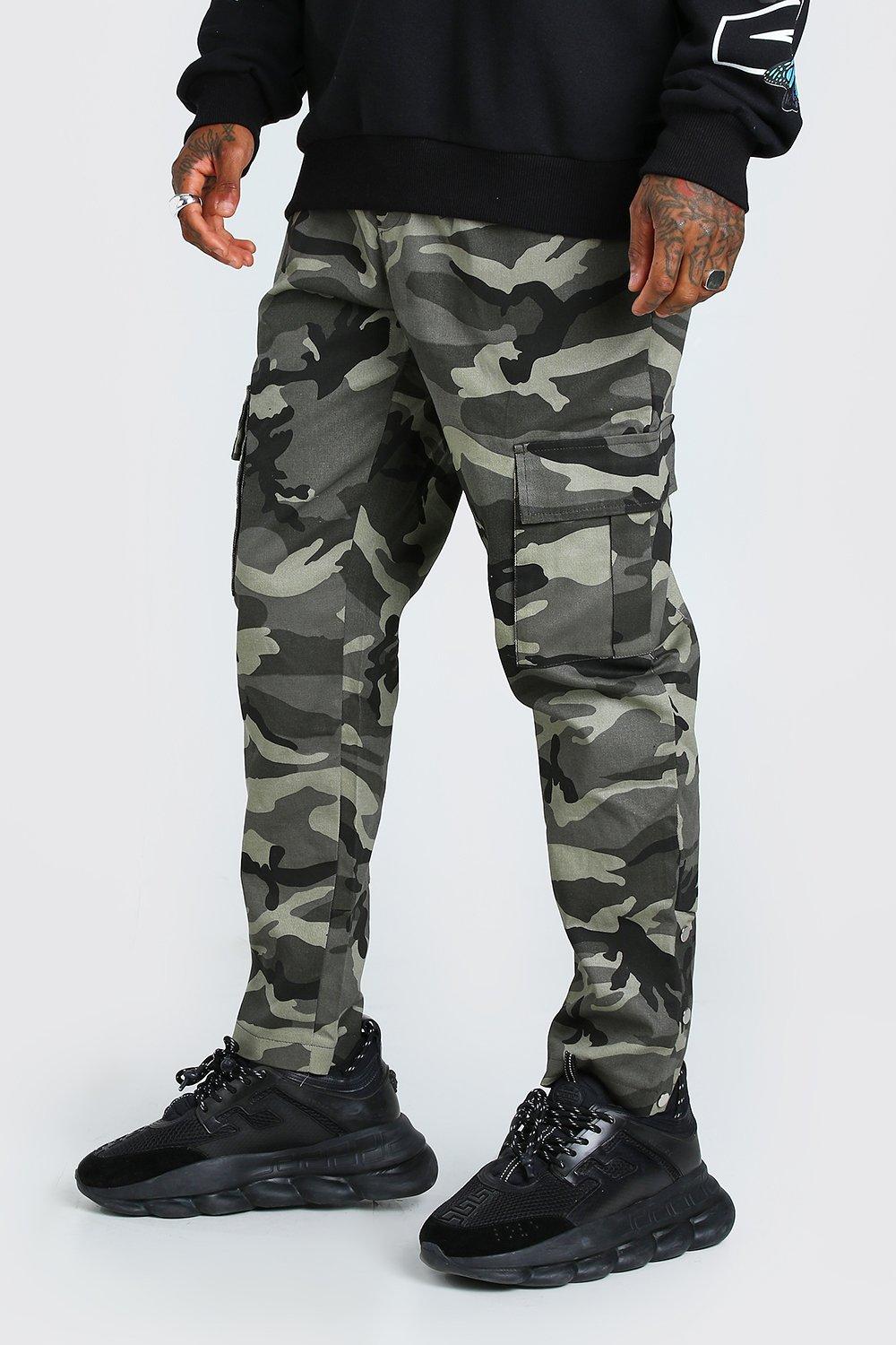 boohoo camo cargo pants