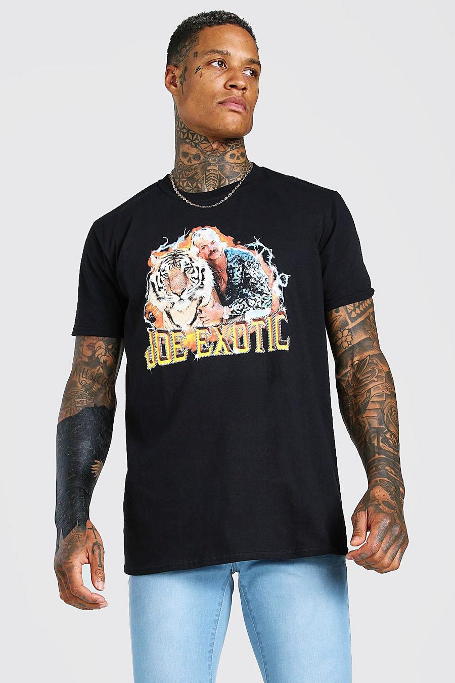 Black "Joe Exotic" T-shirt med Tiger King-motiv image number 1