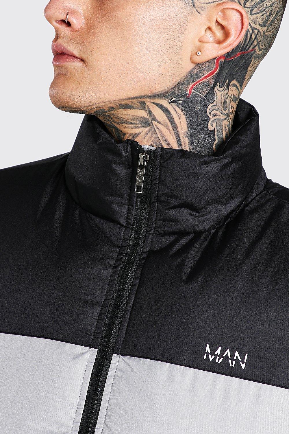 Nicce reflective puffer jacket sale