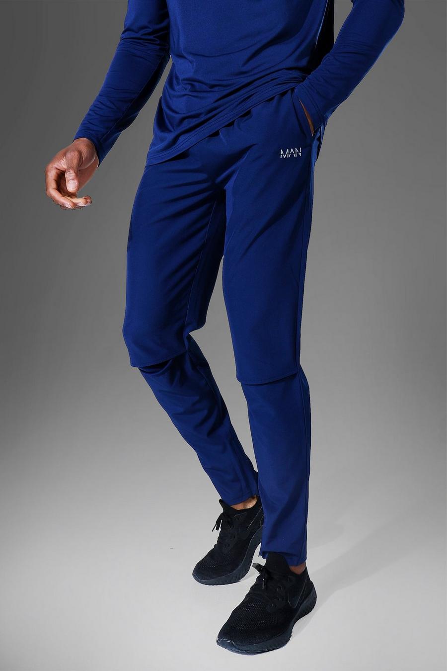 Pantalón deportivo MAN Active ajustado, Navy image number 1