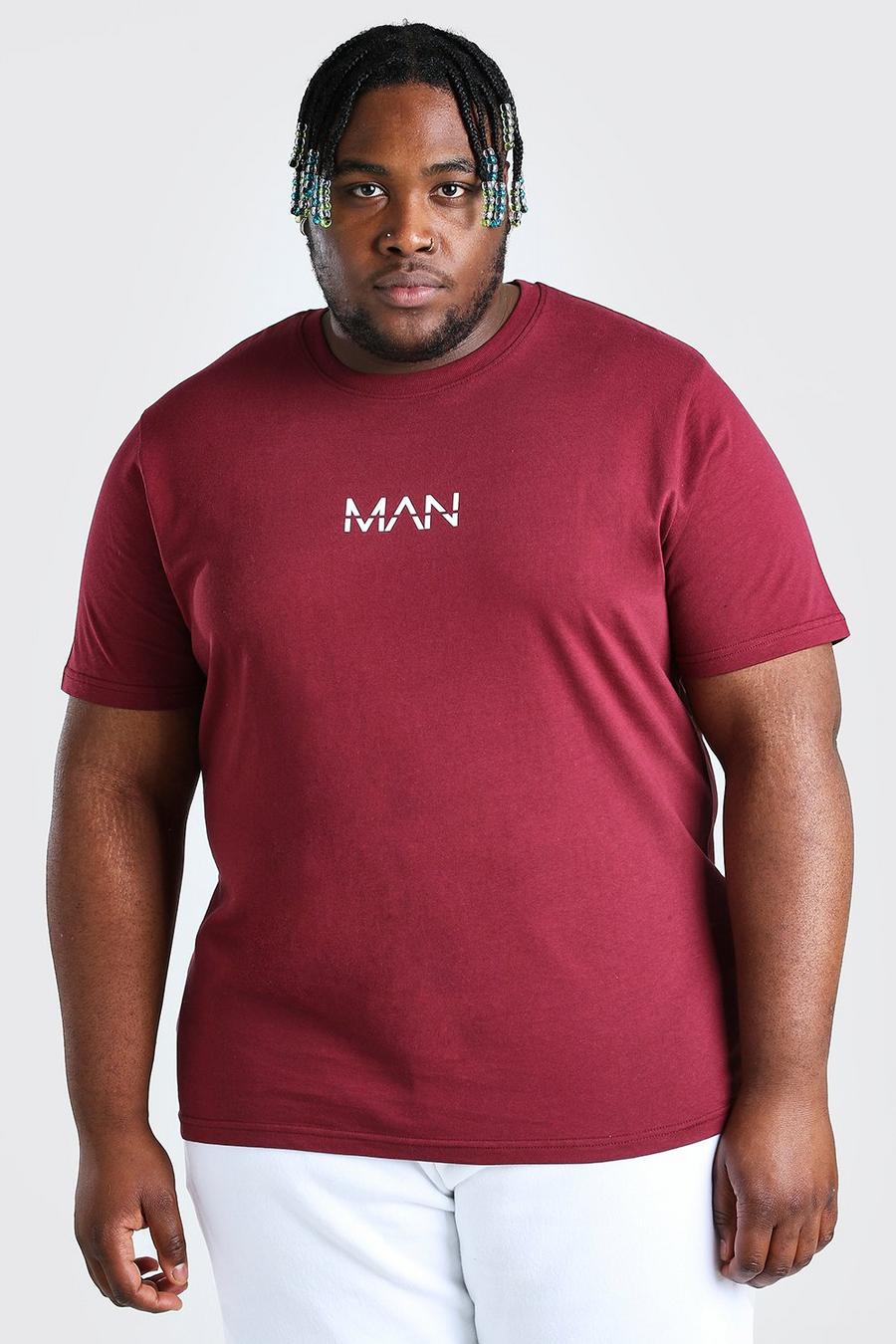Camiseta con estampado tachado MAN Big And Tall image number 1