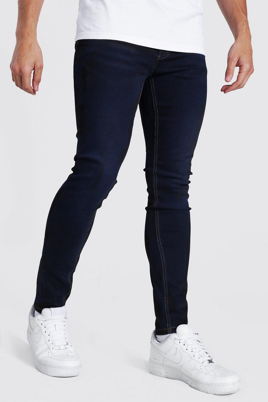 כחול אינדיגו מכנסי ג'ינס סקיני נמתחים image number 1