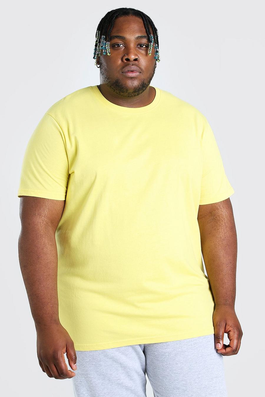 Big & Tall Schlichtes Longline T-Shirt image number 1