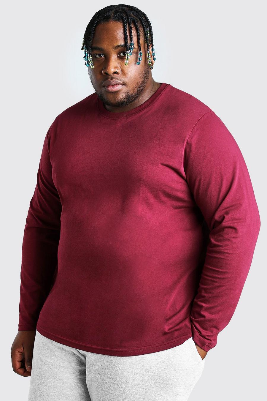 Plus Size Basic Long Sleeve T-Shirt image number 1