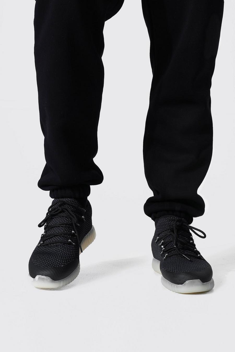 Zapatillas deportivas de tela, Black image number 1