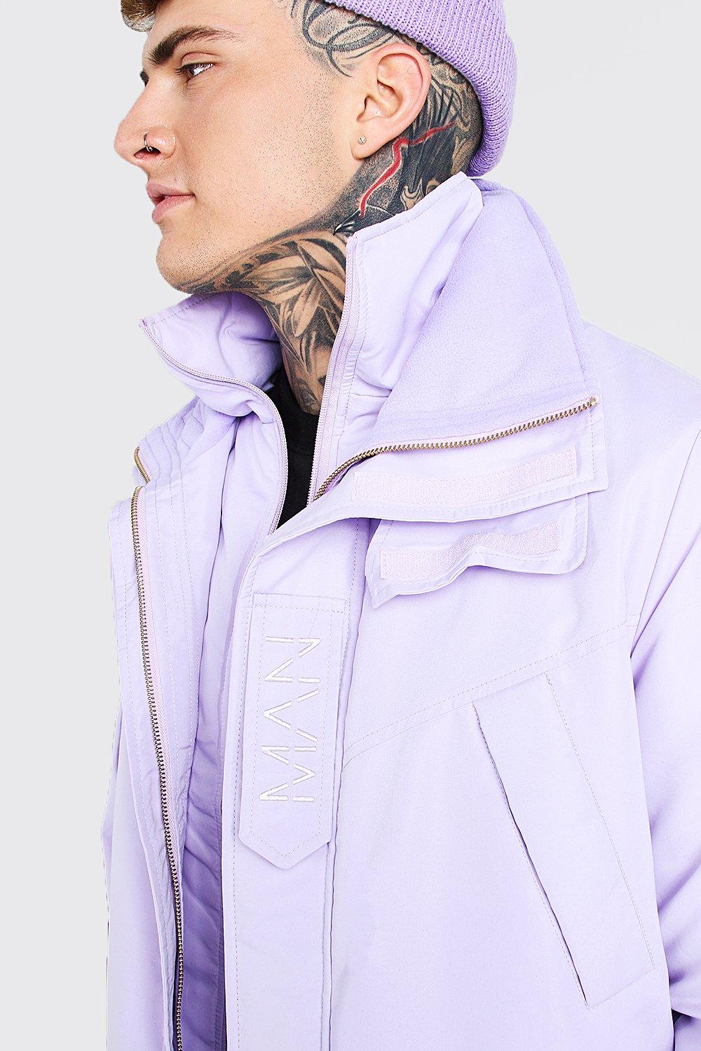 lilac ski jacket