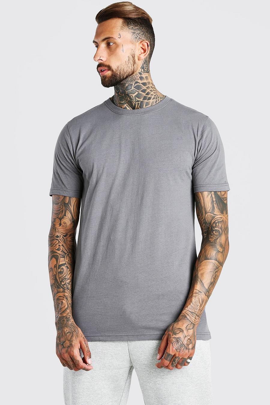Dark grey Lång t-shirt image number 1