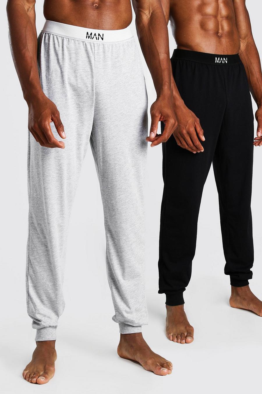 MAN Dash Loungewear-Jogginghose, 2er-Pack, Mehrfarbig image number 1