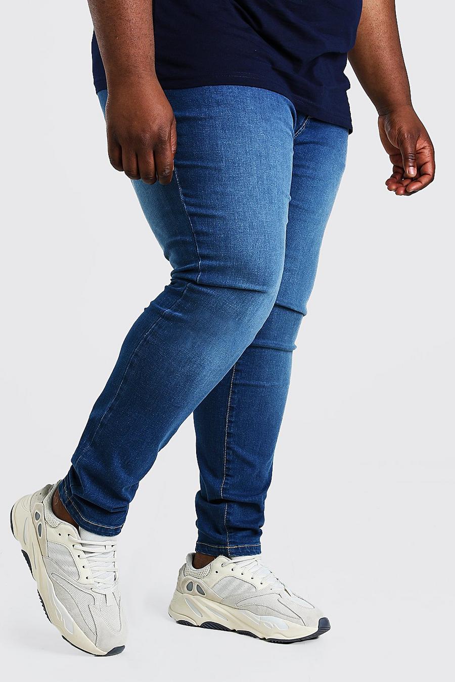 Mid blue Plus Size Super Skinny Jean image number 1