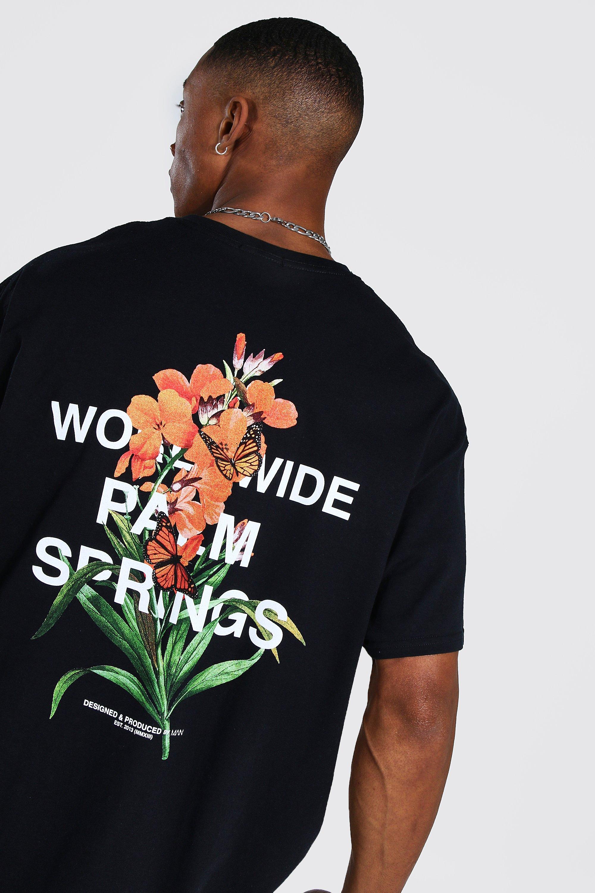 Mens floral t shirt online