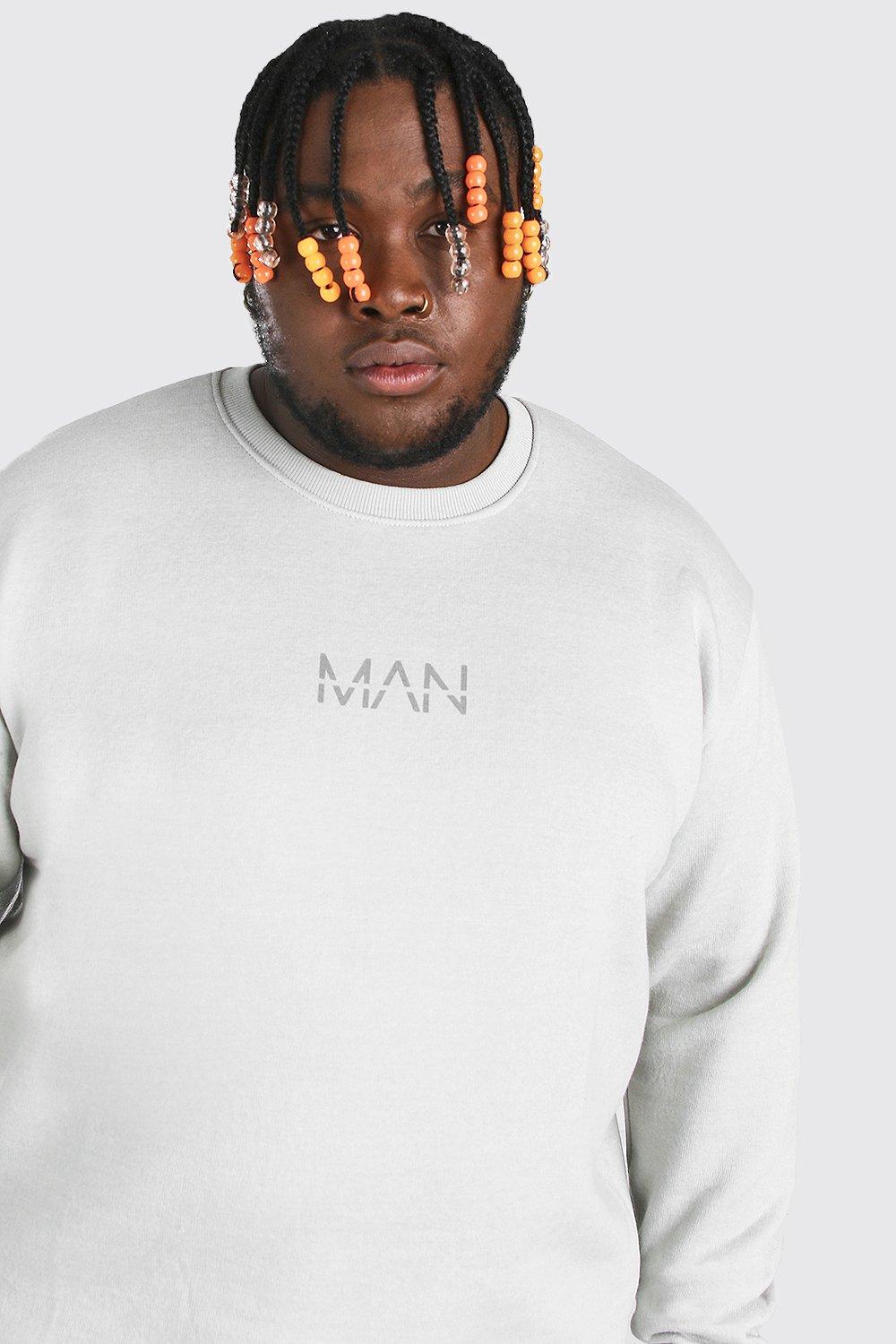 Plus Size MAN Dash Sweater boohoo DK