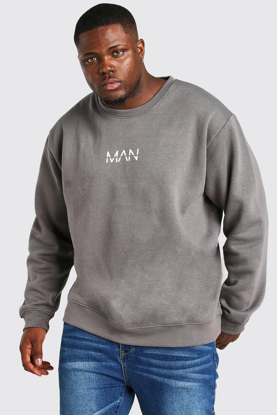 Slate Plus Size MAN Dash Sweater image number 1