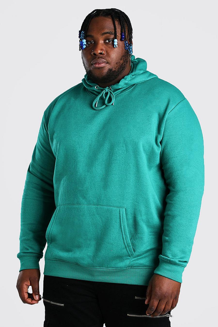 Groen Plus Size Basic hoodie image number 1