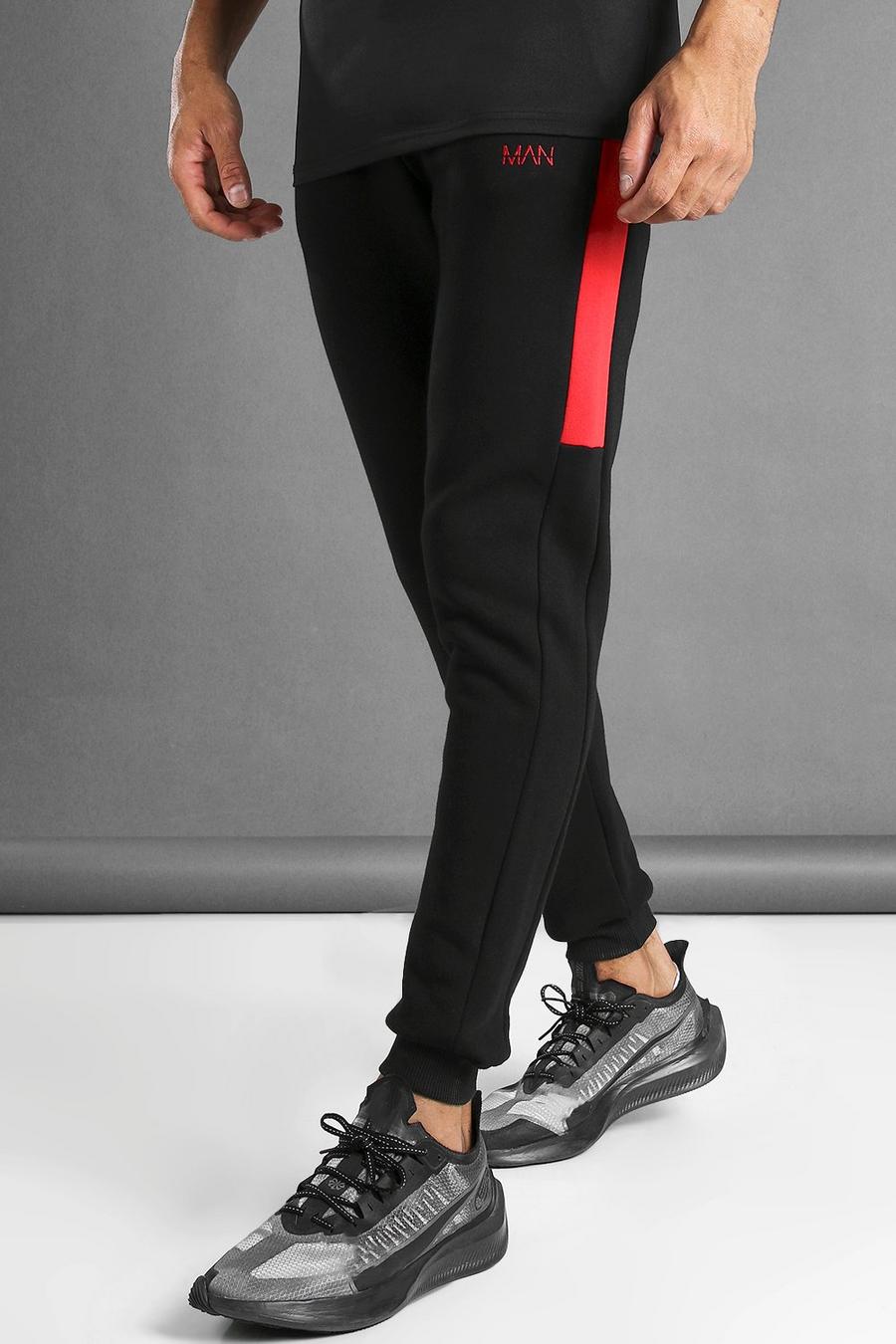 MAN Skinny Jersey Jogger With Side Panels image number 1