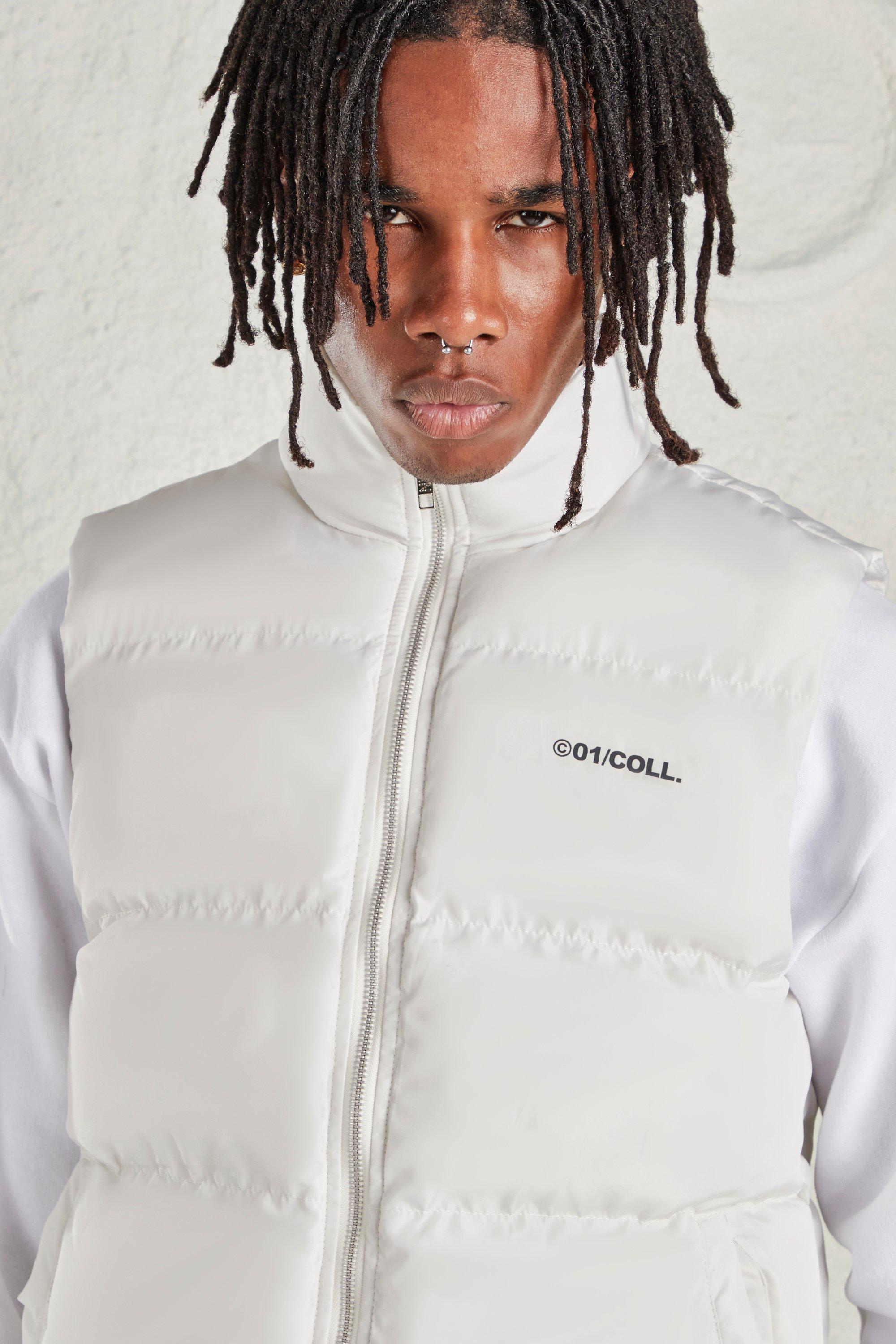 gilet col cheminée homme