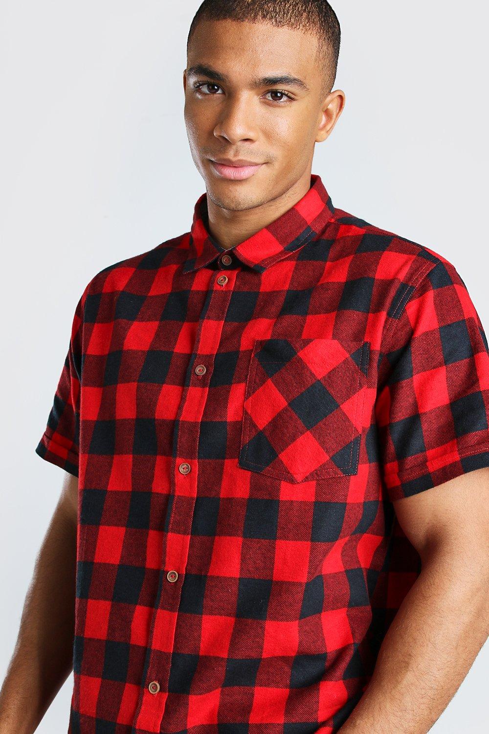 Short sleeve shop flannel shirts