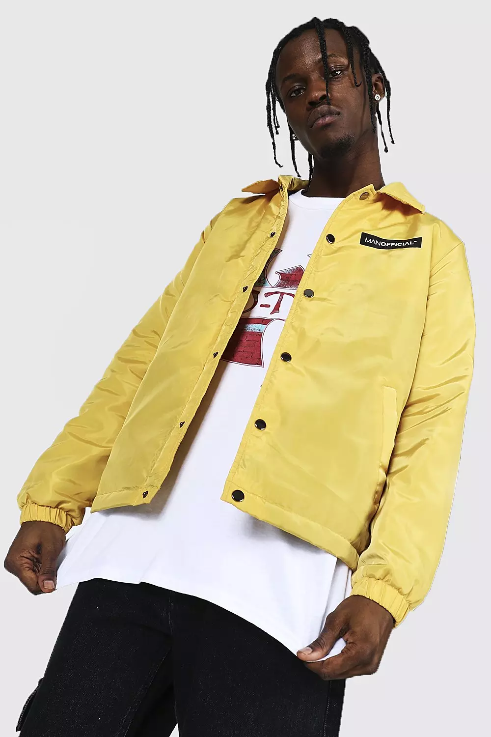 Yellow hot sale coach jacket