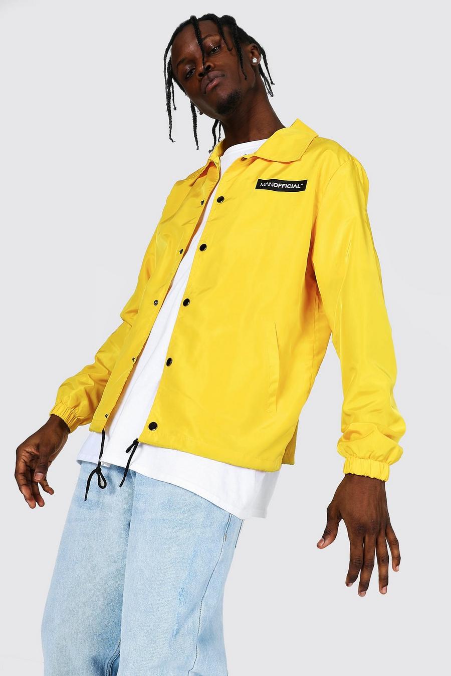 Mustard MAN Official Nylon Coach Jacket image number 1