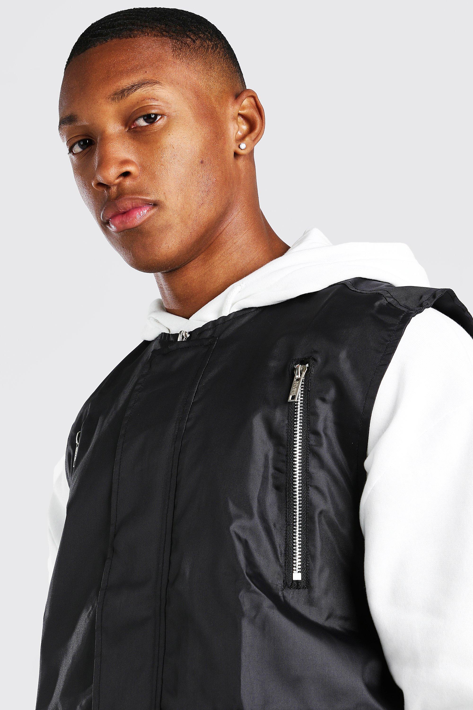 Smart Concealed Zip Utility Vest boohoo DK
